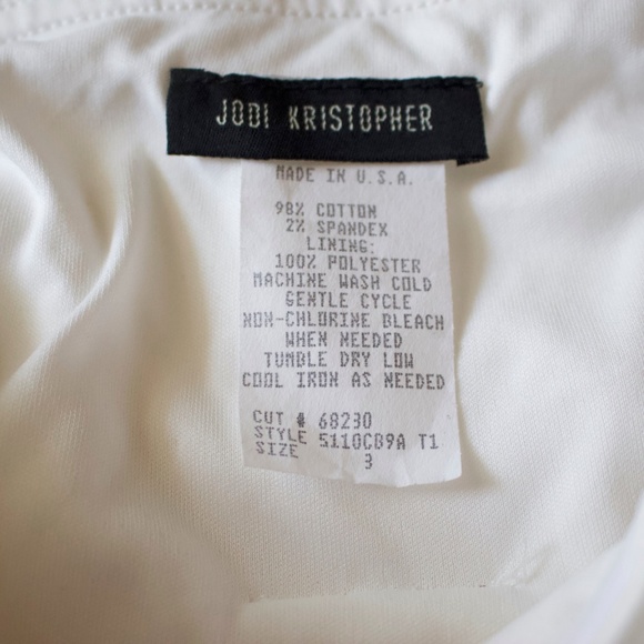 NWOT Strapless dress with bow in back from Dillard - Picture 3 of 3